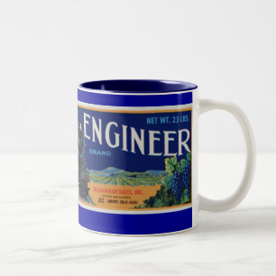 Lokführer Trauben Zweifarbige Tasse