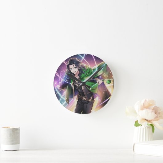 Loki - Gott des Mischief Runde Wanduhr (Zuhause)