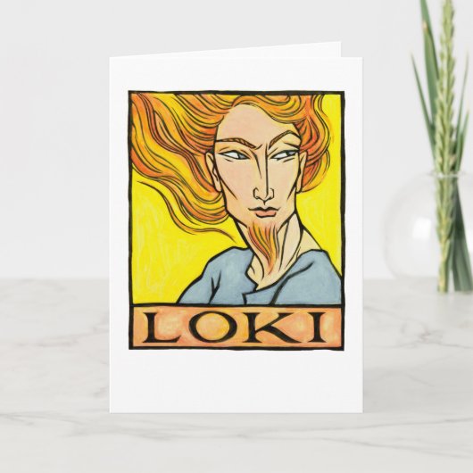 Loki Greeting Card Karte (Vorderseite)