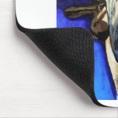 Loki - Lurcherhund Mousepad (Ecke)