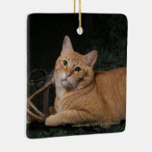 Loki mit Schlitten Keramikornament (Rechts)