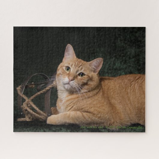 Loki mit Schlitten Puzzle (Horizontal)