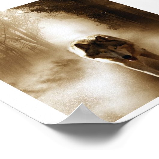 Loki Wolfdog Poster (Ecke)