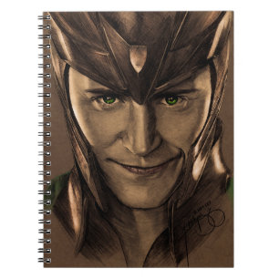 Loki Zeichnend Notizblock
