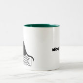 Lokis Buddies: Beagle Mickey Black Zweifarbige Tasse (Mittel)