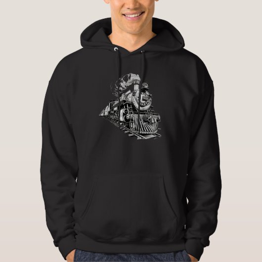 Lokomotivbahn Hoodie (Vorderseite)