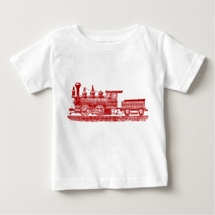 Lokomotive 02 - Ruby Red Baby T-shirt