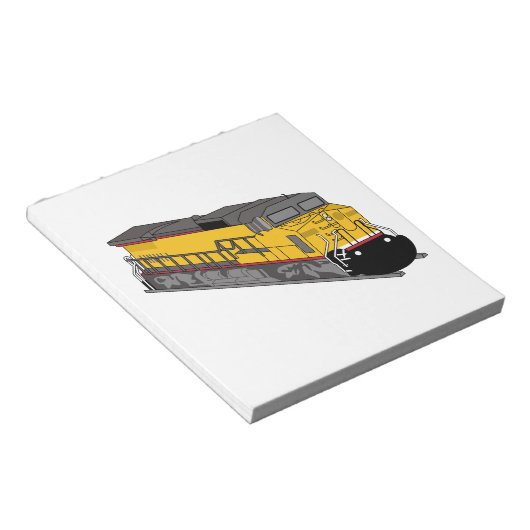 Lokomotive 1 notizblock (angewinkelt)