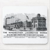 Lokomotive Alco-Schenectady, 1870 Mousepad (Vorne)