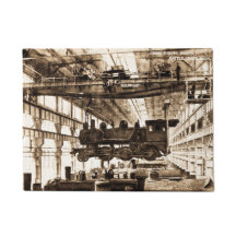 Lokomotive bearbeitet Battle-Creek Michigan