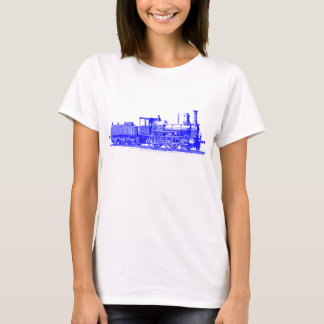 Lokomotive - blau T-Shirt