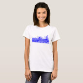 Lokomotive - blau T-Shirt (Vorne ganz)