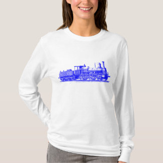 Lokomotive - blau T-Shirt
