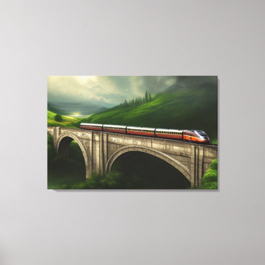 Lokomotive Canvas Print Leinwanddruck (Vorderseite)