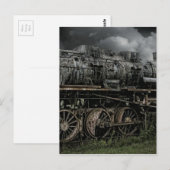 Lokomotive Dampf Motor Bahn Postkarte (Vorne/Hinten)