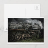 Lokomotive Dampf Motor Bahn Postkarte (Vorne/Hinten)