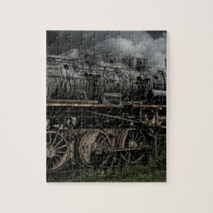 Lokomotive Dampflokomotive Zug Schiene Eisenbahn Puzzle