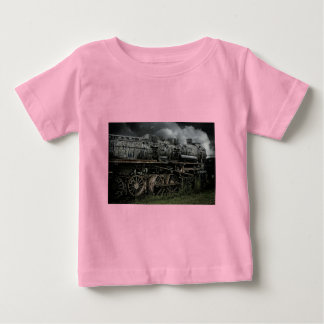Lokomotive Dampfmotor Zug Schiene Eisenbahn Baby T-shirt