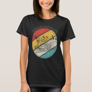 Lokomotive Eisenbahn Schaffner Eisenbahnzug Dampf  T-Shirt