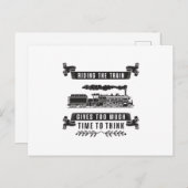 Lokomotive Eisenbahn Züge Triebfahrzeugführer Gesc Postkarte (Vorne/Hinten)