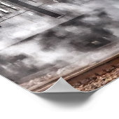 Lokomotive/Foto-Poster Poster (Ecke)