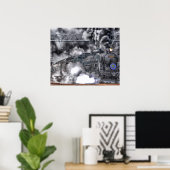 Lokomotive/Foto-Poster Poster (Heimbüro)