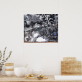 Lokomotive/Foto-Poster Poster (Küche)