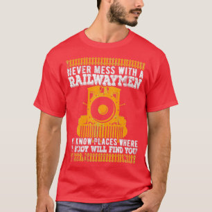 Lokomotive für die Eisenbahn 7 T-Shirt