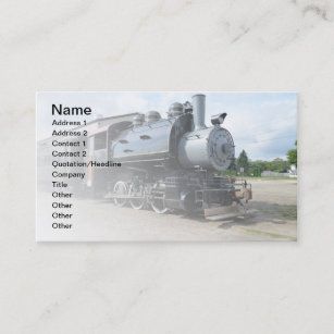 Dampf Eisenbahn Visitenkarten Zazzle De