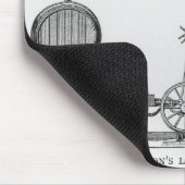 Lokomotive Georges Stephensons, "Rocket", 1829 Mousepad (Ecke)