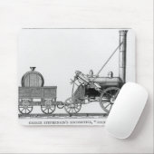 Lokomotive Georges Stephensons, "Rocket", 1829 Mousepad (Mit Mouse)