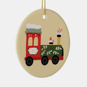 Lokomotive Keramik Ornament (Rechts)