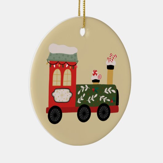 Lokomotive Keramik Ornament (Rechts)