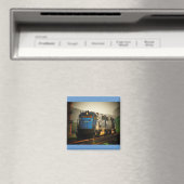 Lokomotive-Magnet für den Schienenverkehr - Maßges Magnet (In Situ (Geschirrspüler))