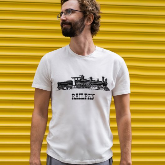 Lokomotive mit Kohlekraftwagen Personalisiert T-Shirt