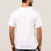 Lokomotive mit Kohlekraftwagen Personalisiert T-Shirt (Rückseite)