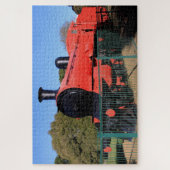 Lokomotive mit rotem Dampf, Lismore Puzzle (Vertikal)