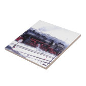 Lokomotive-Motor Fliese (Seite)