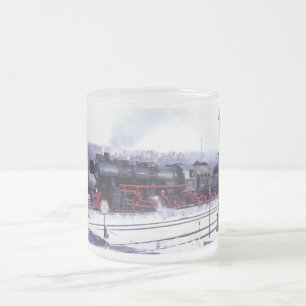 Lokomotive-Motor Mattglastasse