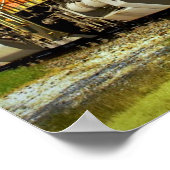 Lokomotive Poster (Ecke)