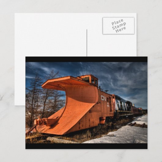 Lokomotive Postkarte (Vorne/Hinten)