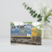 Lokomotive Postkarte (Stehend Vorderseite)
