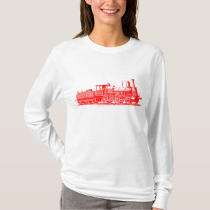 Lokomotive - rot T-Shirt