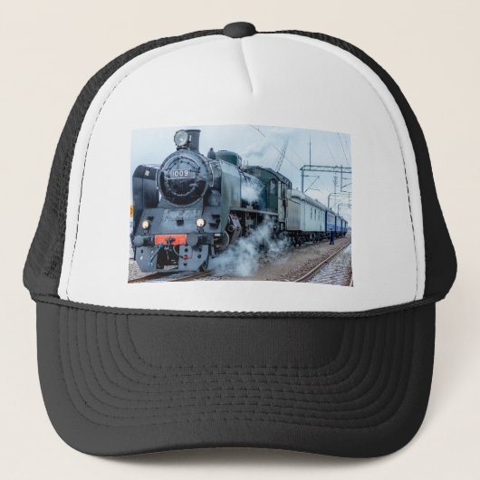 Lokomotive Truckerkappe (Vorderseite)