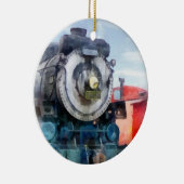 Lokomotive und Kaboose Keramik Ornament (Rechts)