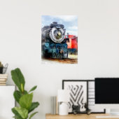 Lokomotive und Kaboose Poster (Heimbüro)