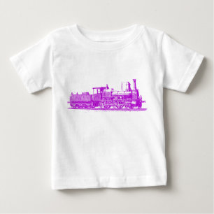 Lokomotive - Violett Baby T-shirt