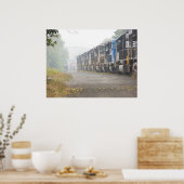 Lokomotiven im Nebengleis Poster (Küche)