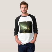 Lokomotiven im Roundhouse T-Shirt (Vorne ganz)