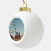 Lokomotiven unter PECO-Übertragungsleitungen Keramik Kugel-Ornament (Rechts)